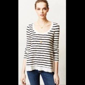 Anthropologie Postmark Texture Sweater XS‎ Striped